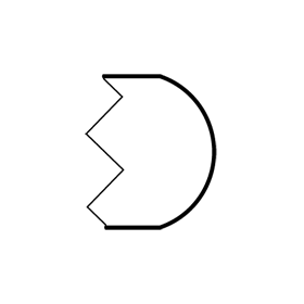 Half round